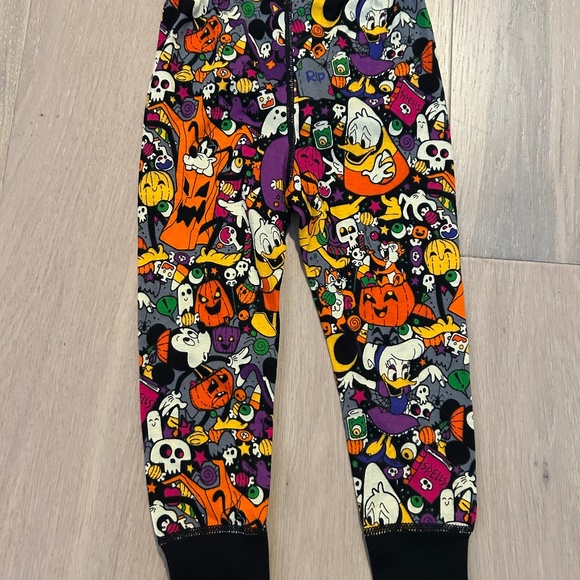 Disney Halloween Organic Cotton Pajama Bottoms for Kids Size 2 Unisex! - Picture 4 of 5